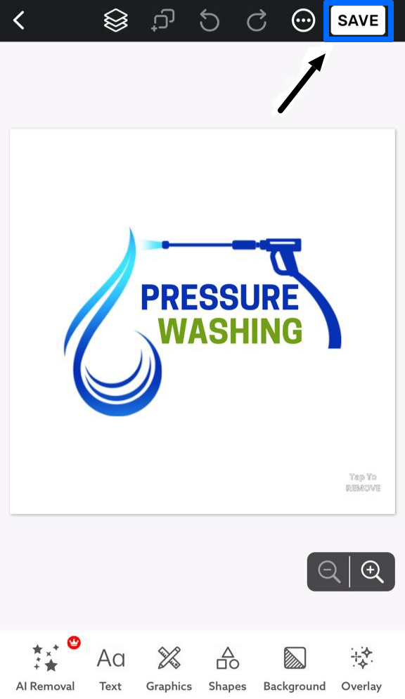 Save Power Washing Logo