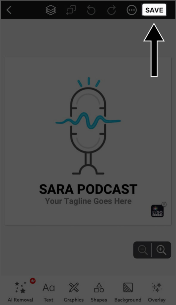 Save your podcast logo design