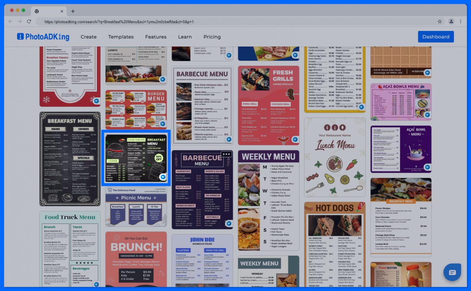 How To Design A Breakfast Menu Using Templates -PhotoADKing