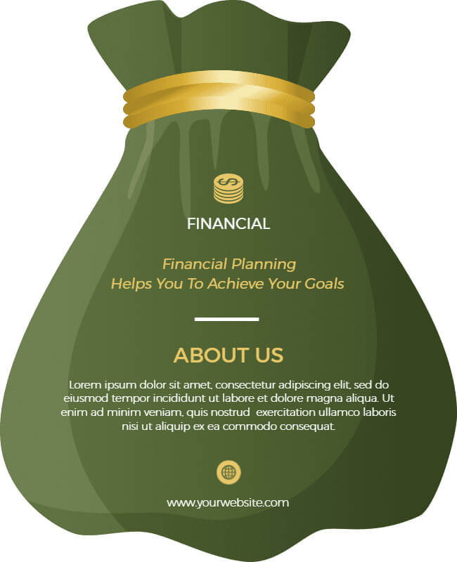 financial services advertising flyer example