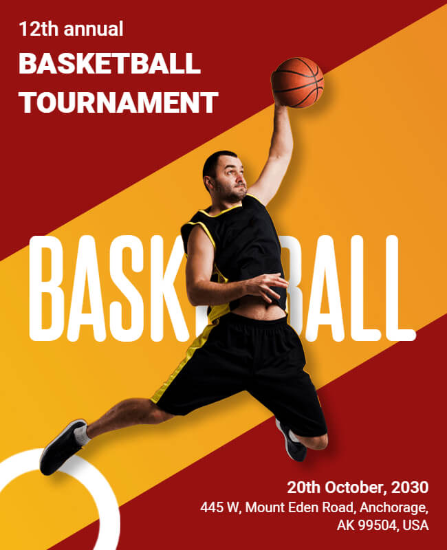basketball tournament flyer