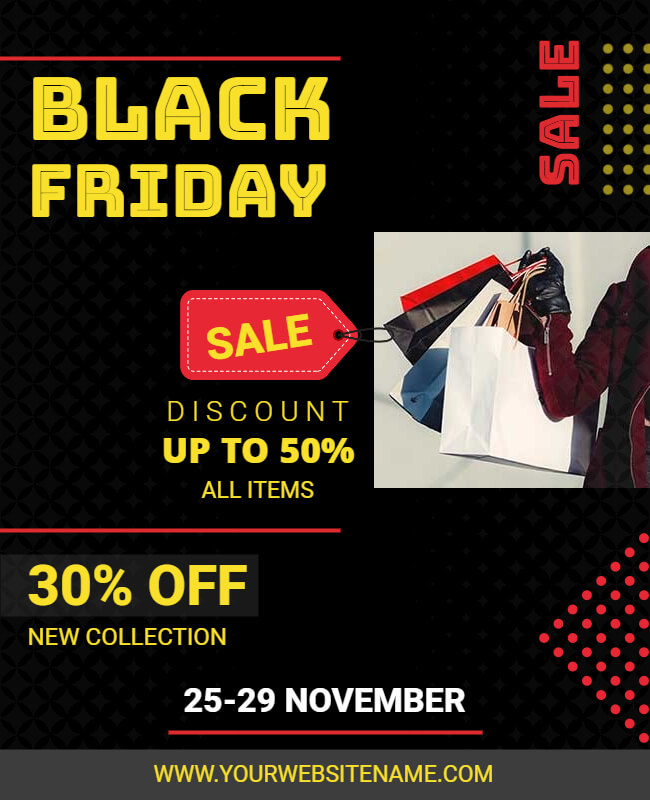 black friday flyer template