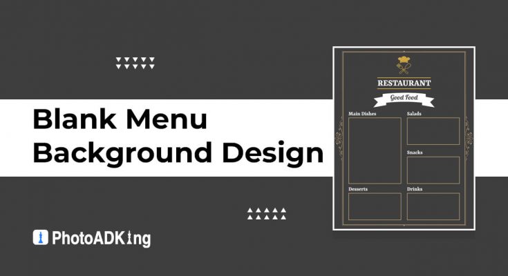 Blank Menu Background Design - Ideas & Examples
