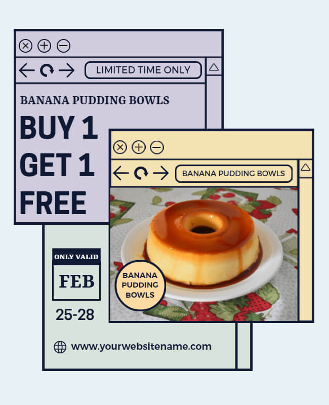 creative bakery flyer template