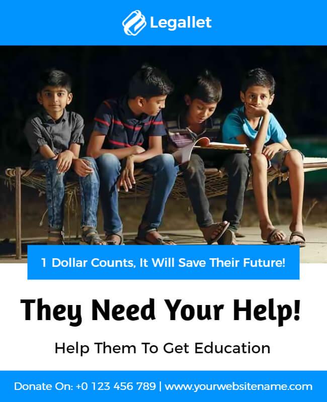 fundraising flyer example for students