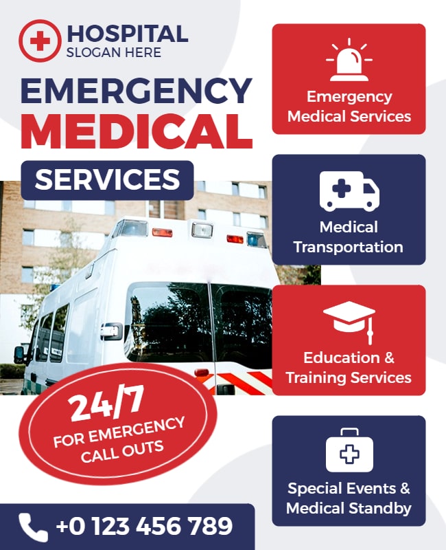 emergency medical flyer