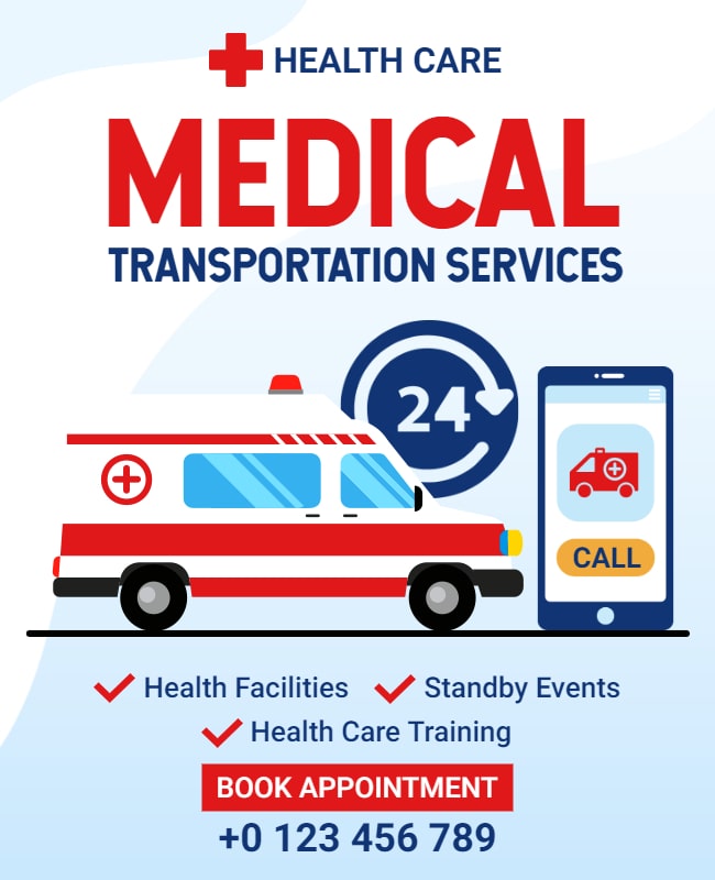 emergency medical flyer template