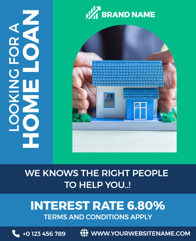 home loan flyer template