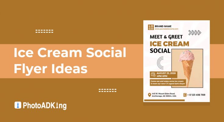 ice cream social flyer ideas