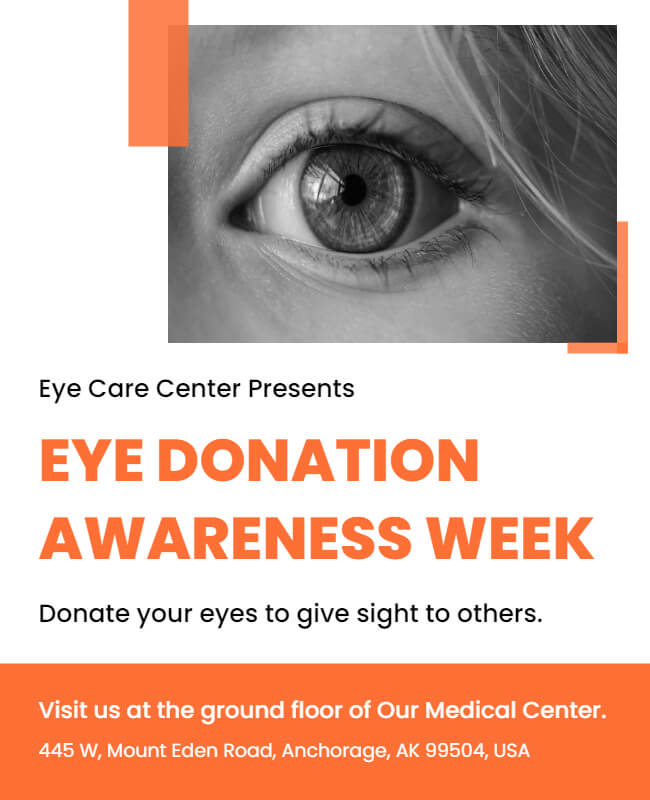 Eye Donation Flyer 