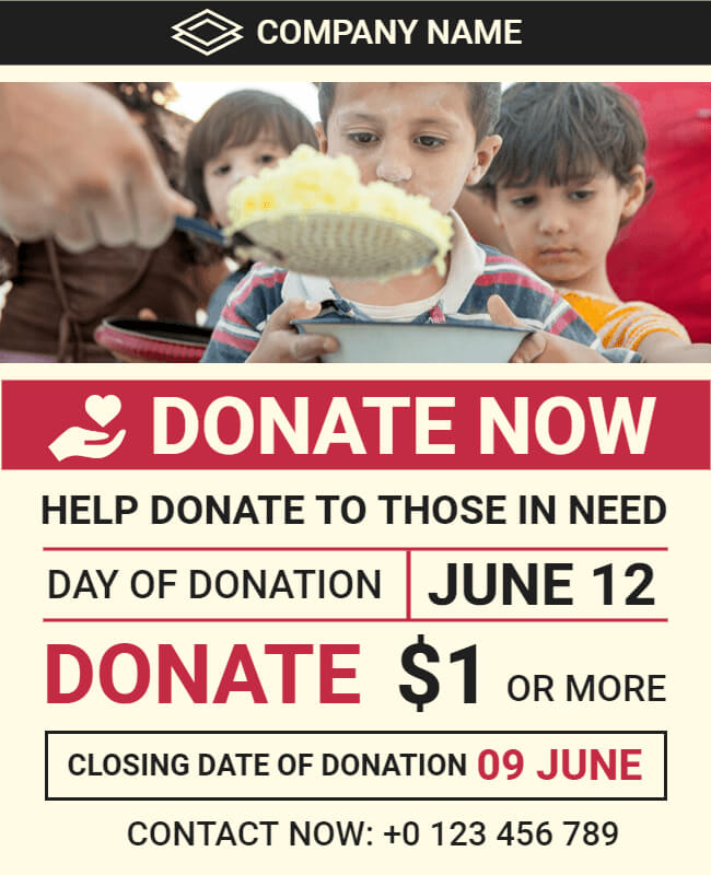 Food Donation Flyer