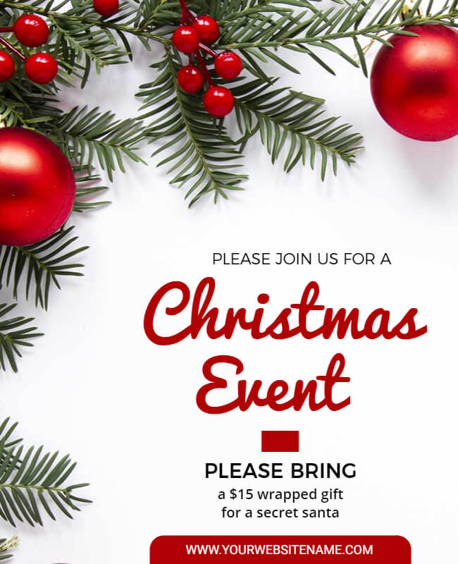  Christmas Event Party Flyer