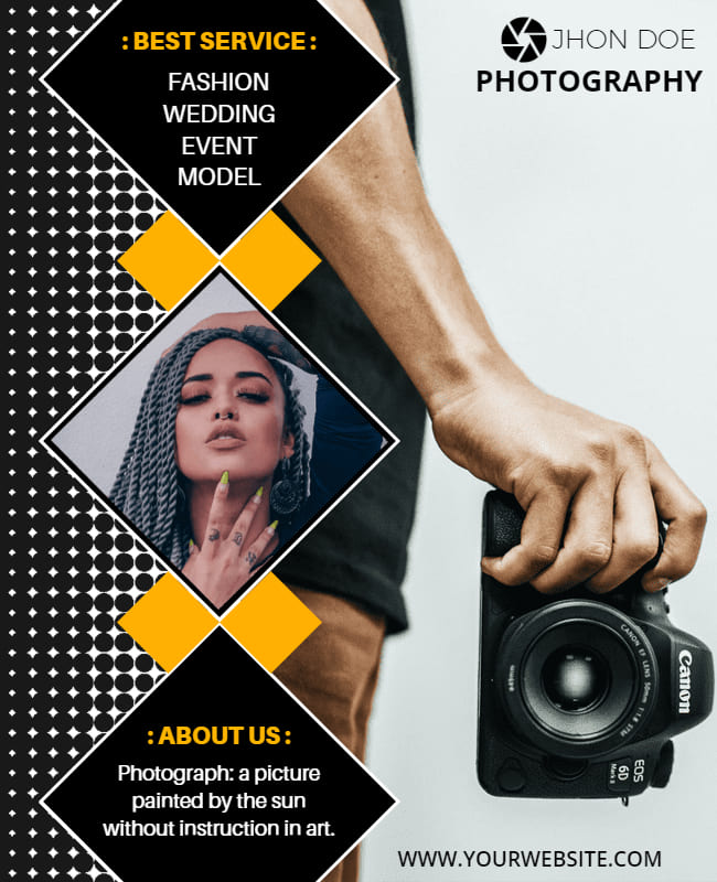 photography poster template