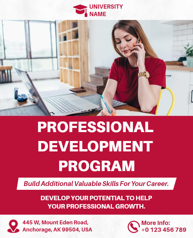 professional development flyer