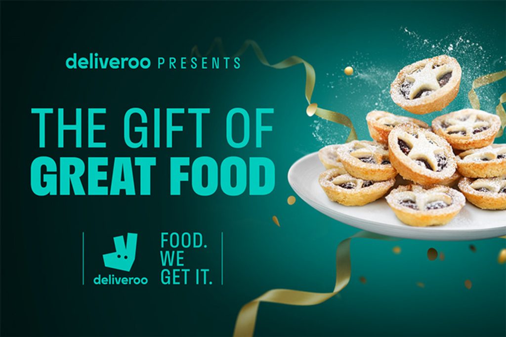 Deliveroo Takeaway Food Delivery Gift Voucher
