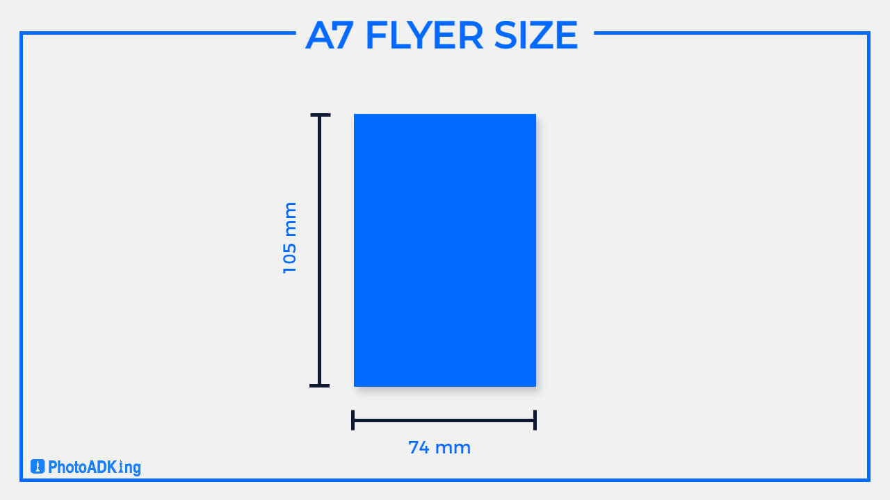 A7 Flyer Size