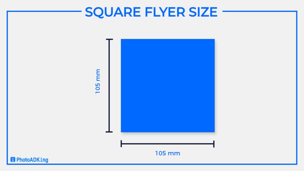 Square Flyer size