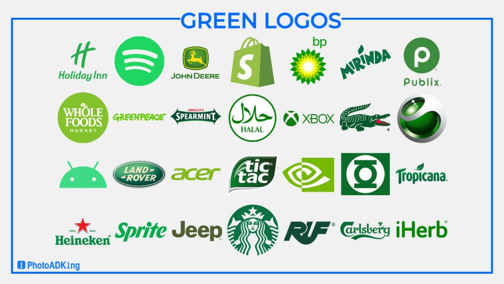 Green logo collection
