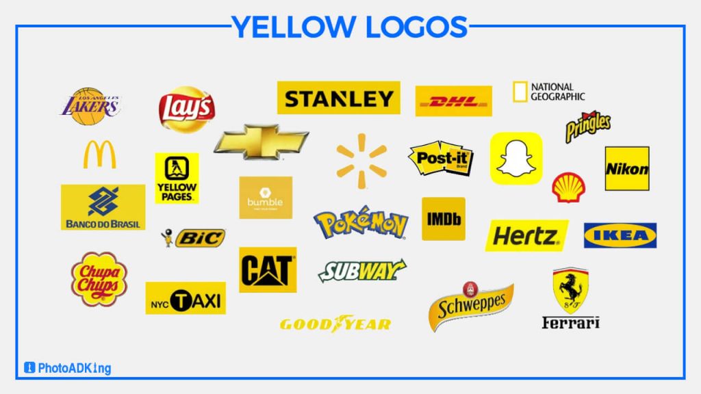 Yellow logo collection