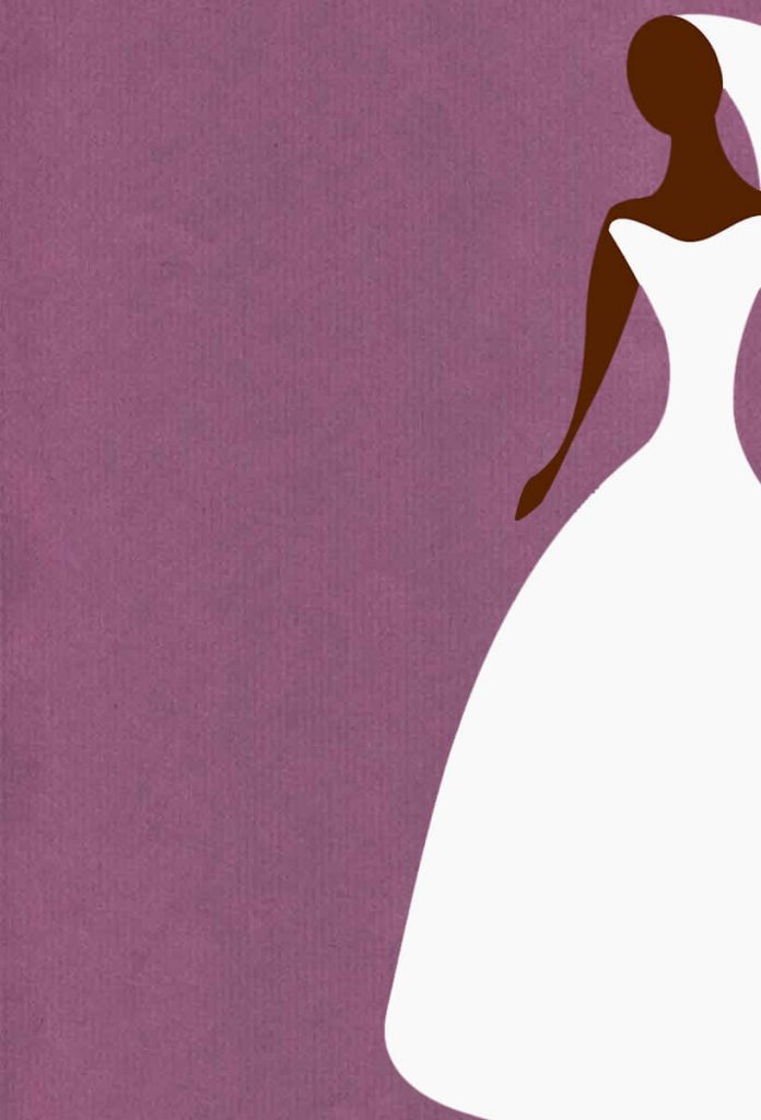 Purple Pastel-colored Bridal Invitation Card Background