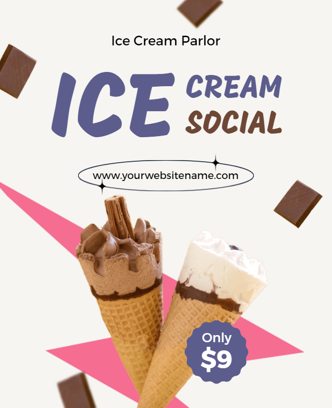 Ice Cream Shop Flyer