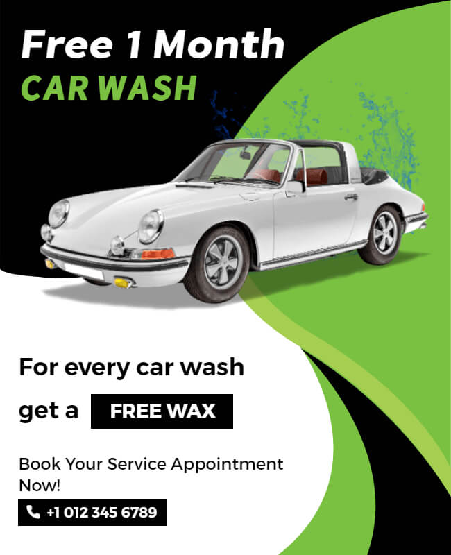 Car Wash Flyer Example