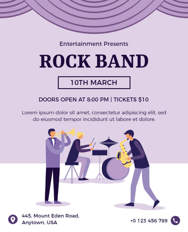 Band Flyer Example