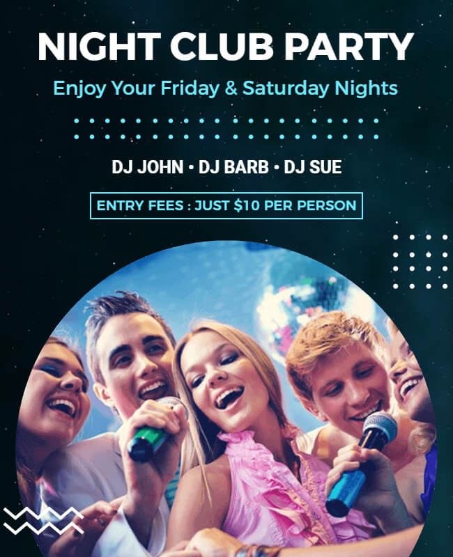 Night Club Flyer Example
