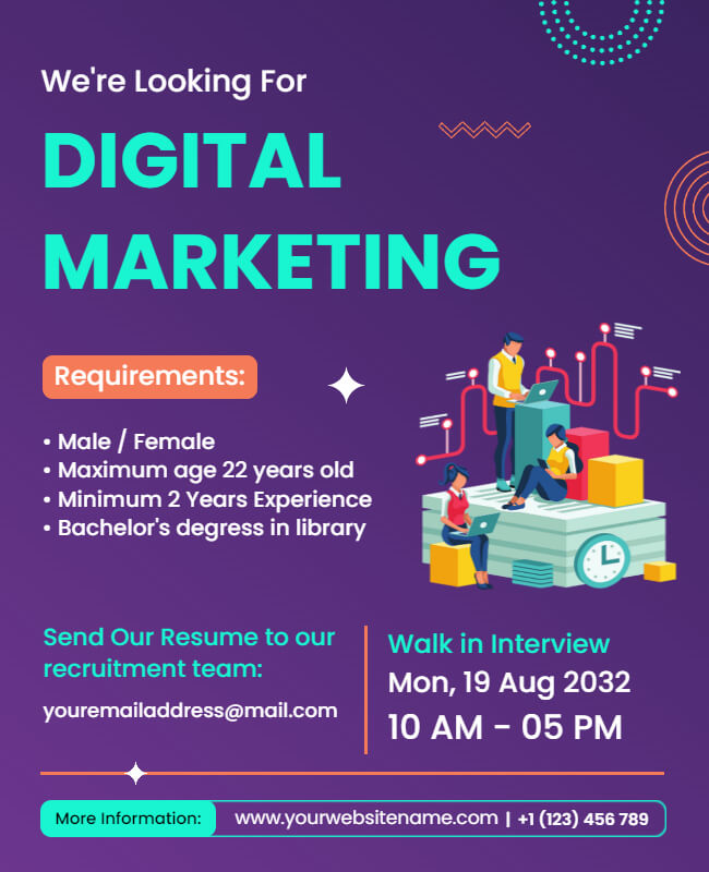 Digital Marketing Flyer Example