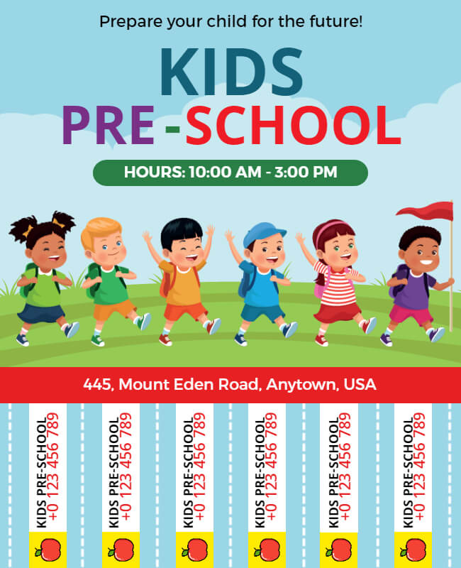 preschool Flyer Example