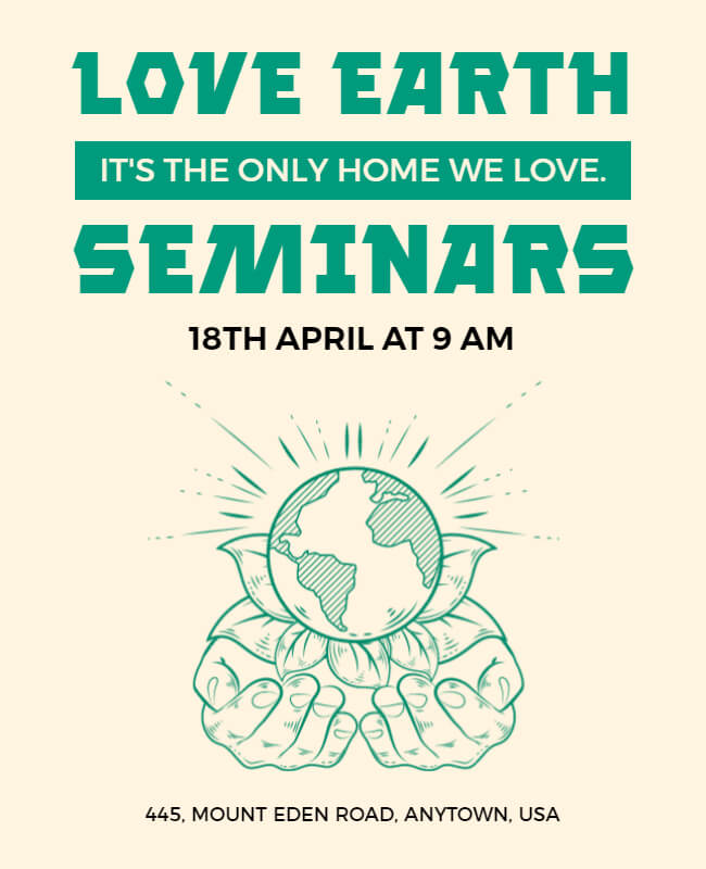 Seminar Flyer Example