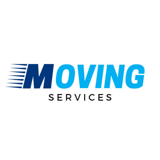 Cool moving services watermark logo idea