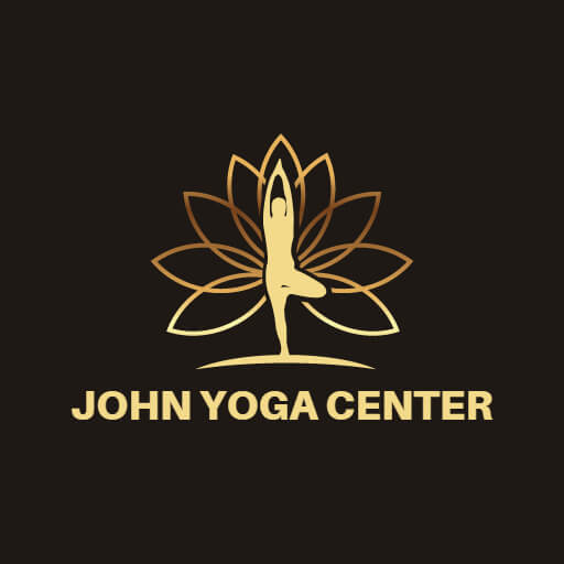 Cool yoga center combination logo