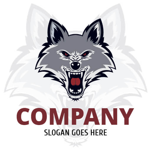 Cool company mascoat logo