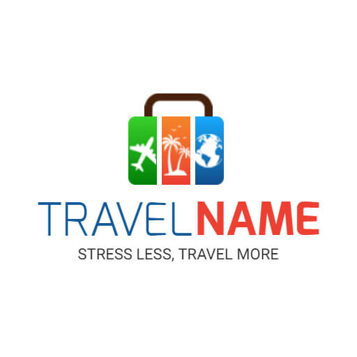 Travel Bag Travel Agency Logo Sample