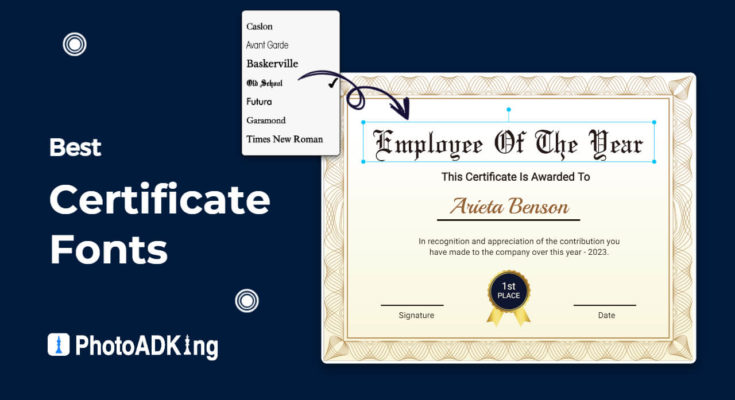 The Ultimate Guide For Certificate Font