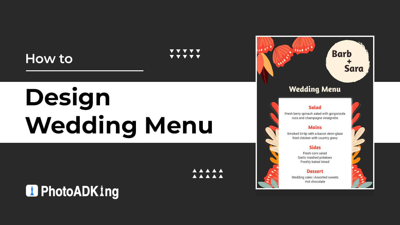 How To Design A Wedding Menu Using Templates wedding-menu-choice-template