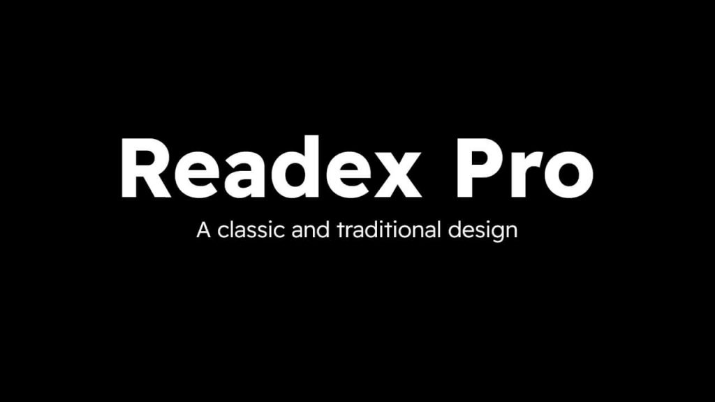 readex pro font-best brochure fonts