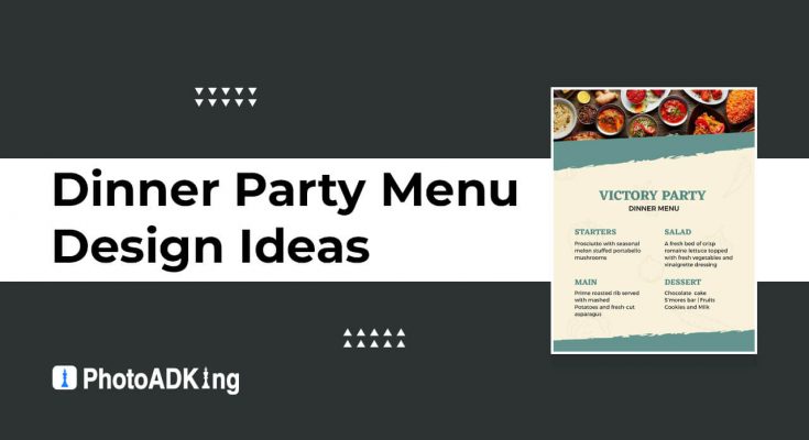 Dinner Party Menu Design Ideas, Examples, and Samples