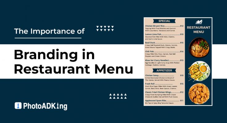 The Importance of Branding in Restaurant Menu