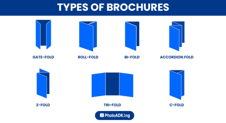 types of brochures