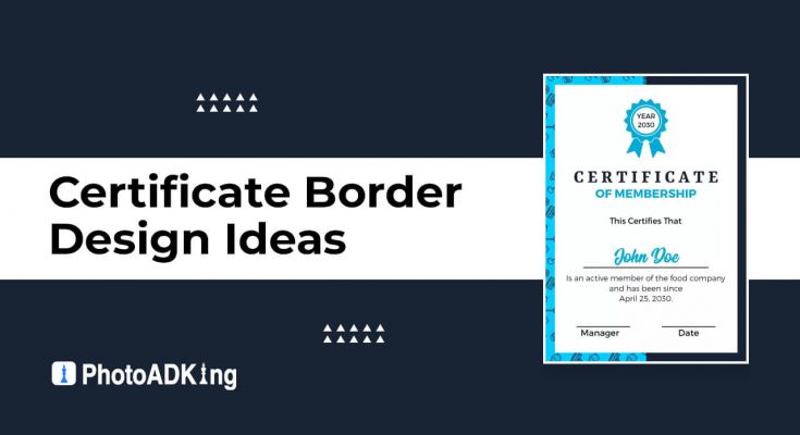Certificate Border Design Ideas: Creative and Unique
