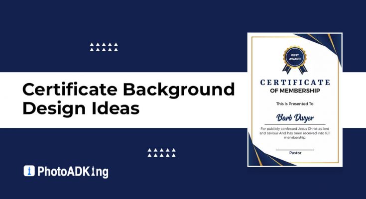 Certificate background design ideas feature image