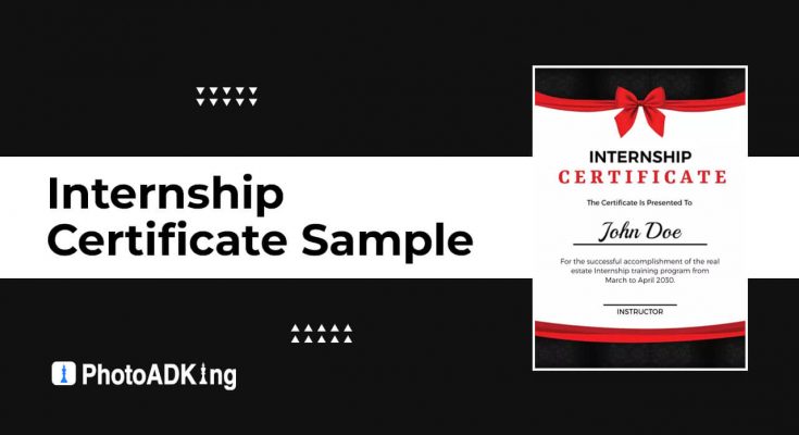 internship certificate sample