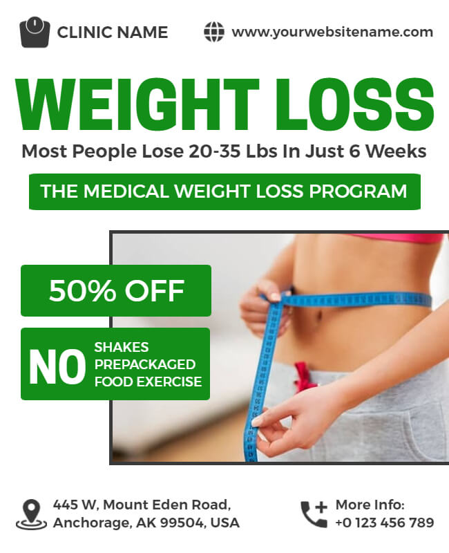Weight loss Flyer Example