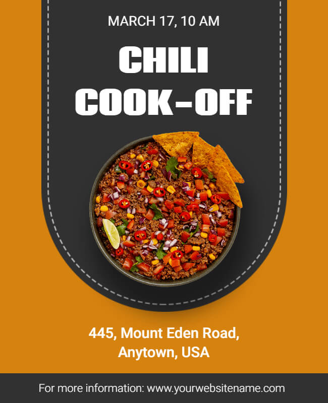 Chili Cook-Off Flyer Example