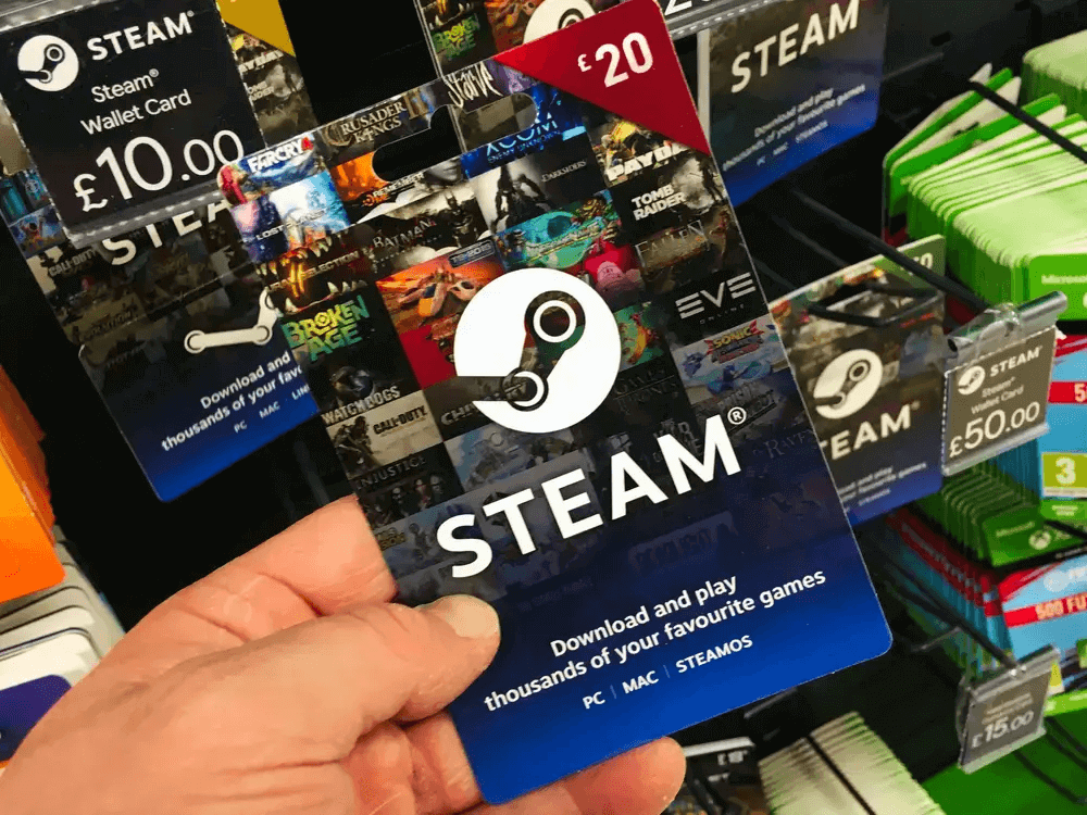 Steam Game Gift Voucher