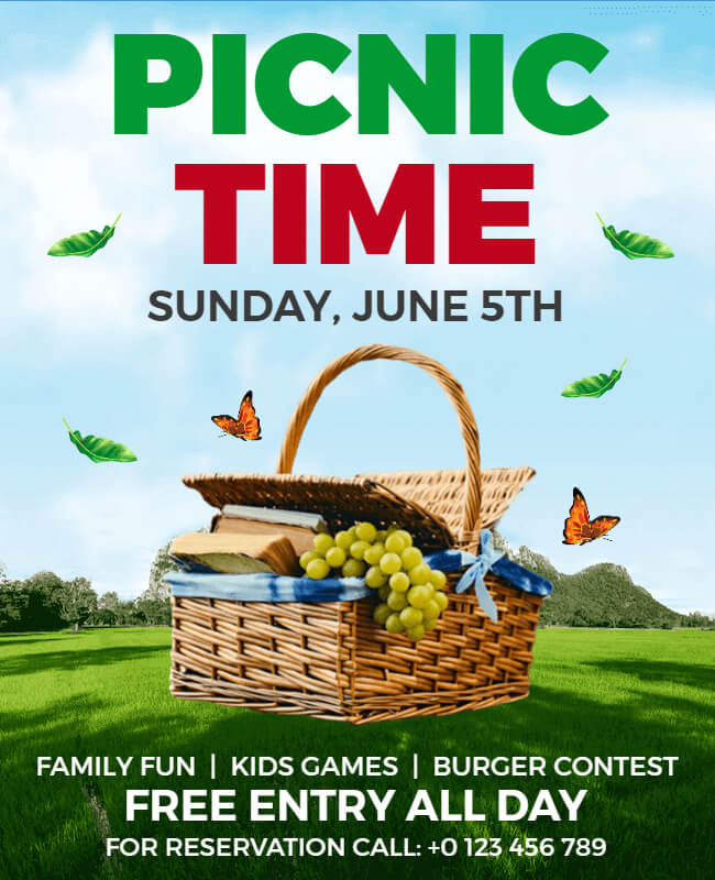Picnic Flyer Example 