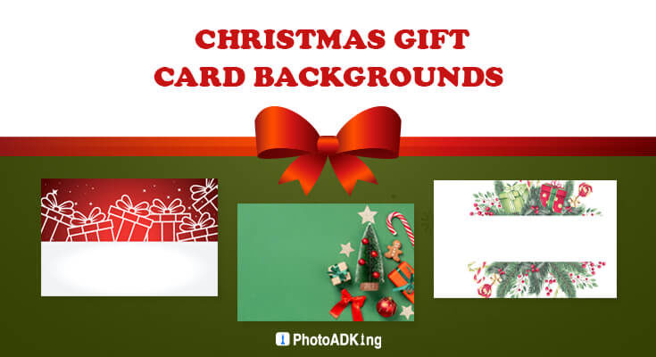 christmas gift card backgrounds