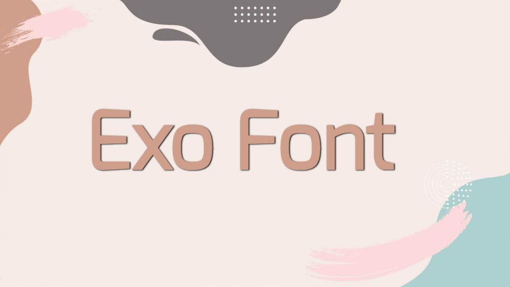 exo for best brochure fonts